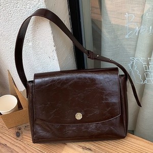 Women's Retro Large Capacity Simple Messenger Bag with Waterproof Feature New Spring Fashion Polyester Lining Commute <b>Briefcase</b> - Product Image 2