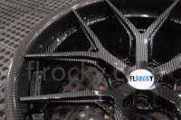 Jantes de voiture en alliage Flrocky en fibre de carbone, finition brillante, concaves profondes, 5x114.3 5x120 5x130 15 17 18 19 20 21 22 pouces