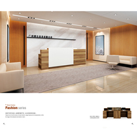 Bureau de réception moderne/comptoir de réception/réception