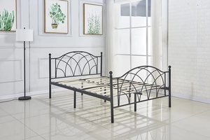 Base de Cama Metálica Ajustable con Soportes para Cabecera y Piecera, Tamaño Individual/Matrimonial/Queen/<span class=keywords><strong>King</strong></span> - Product Image 3