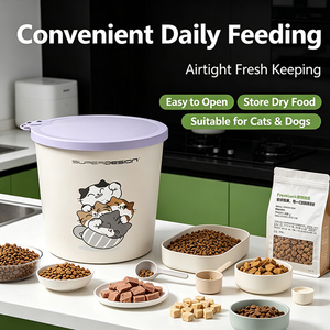Contenedor Hermético para Alimentos para Mascotas FreshLock, Lonchera de Plástico, Caja de Almacenamiento a Prueba de Humedad para Mascotas y Uso Doméstico - Product Image 2