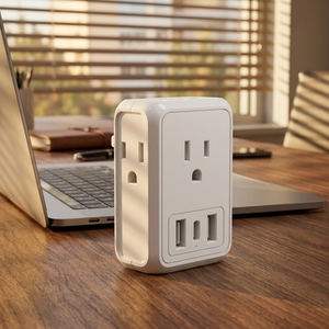 Convertisseur de <span class=keywords><strong>prise</strong></span> secteur transfrontalier NYT RO-171, nouveau standard américain avec ports USB, style américain, provenance Chine - Product Image 6