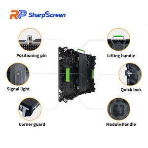 Location d'écran LED pour armoire 500x500mm 500x1000mm P2.976 Surface plate pour scène de mariage intérieure et stand d'<span class=keywords><strong>exposition</strong></span> - Product Image 2