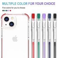 Coque de téléphone universelle de luxe, étanche, antichoc, en TPU+PC+TPE, personnalisable OEM ODM, transparente, vente en gros