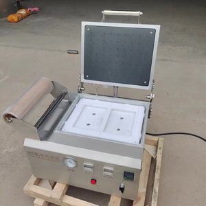 Petite taille alimentaire viande carte plateau scellant vide Film peau thermoformage emballage scellage Machine fabrication - Product Image 6