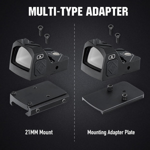 Mira Telescópica Ohhunt de 2 Metros con Retícula y Activación por Movimiento, Punto Verde, Lente de 24 mm, Mira Reflex Táctica Abierta de Tamaño Completo para R&R Cut - Product Image 6