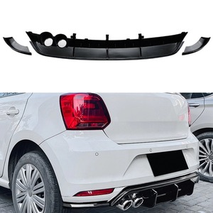 ชุดแต่งรอบคันสำหรับรถยนต์ VW Polo MK5 6R ปี 2009-2014  ดิฟฟิวเซอร์กันชนหลัง สปลิตเตอร์กันชนหลัง สปอยเลอร์ครอบกันชนหลัง อุปกรณ์ตกแต่งรถยนต์ - Product Image 2