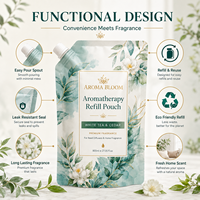 Sachet de recharge pour diffuseur, emballage liquide anti-fuite pour produits d'aromathérapie et de soins personnels à domicile