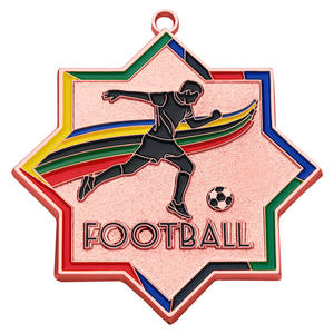 Medali Olahraga 3D Custom Taekwondo Badminton Basket Maraton Fiesta Powerlifting Dengan Pita - Product Image 3