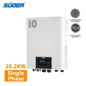 Suoer Pure Sinus Solar Home Systeem Off Grid Dc Naar Ac Power Hybride Zonne-Omvormer