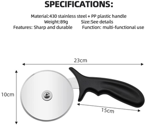 Cortadores de <span class=keywords><strong>pizza</strong></span> con cuchillo de paleta Mango de PP Cortador Rocker Blade Rueda Queso <span class=keywords><strong>Pala</strong></span> Cortador Rodillo de plástico en forma de sector - Product Image 2