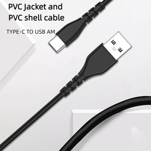 สาย USB C คุณภาพสูง ผลิตจาก PVC รองรับการชาร์จเร็ว 5V 3A สายดาต้า Type-C ทองแดงเคลือบดีบุก ความเร็วส่งข้อมูล 480Mbps สายชาร์จ USB-A to C สำหรับสมาร์ทโฟน - Product Image 3