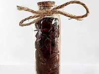 Suvenir Pernikahan Rustic Bunga Kering Asli dalam Botol Kaca Mini Hadiah untuk Tamu Pernikahan, Hari Valentine, Paskah, dan Hari Ibu