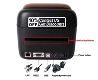 Impresora Inalámbrica de Etiquetas de Envío N910, Impresora Térmica de Etiquetas de 4 Pulgadas, 203 DPI, Compatible con USB/WiFi, Marca NORGEE