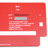 Benutzer definierte Werbe mitgliedschaft Treue PVC Kunststoff Scratch Off Karte mit QR-Code