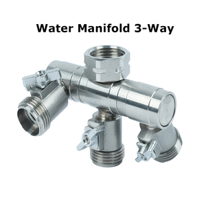 YOD Collecteur <span class=keywords><strong>de</strong></span> distribution d'eau CNC à coupure haute pression personnalisé, <span class=keywords><strong>3</strong></span>/4 pouce NPT, connecteur DZR sans plomb, répartiteur <span class=keywords><strong>de</strong></span> tuyau d'arrosage <span class=keywords><strong>3</strong></span> <span class=keywords><strong>voies</strong></span> - Product Image 2