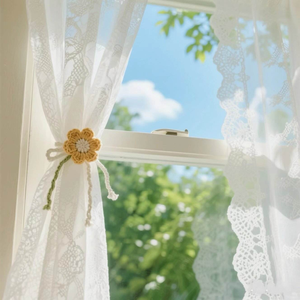 Kit de fabrication de marque-pages en crochet en forme de fleur avec fil tubulaire coloré, 8 pièces pour la création de marque-pages faits main, décoration de livres - Product Image 4