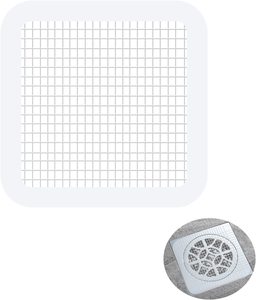 ที่ดักขนแบบใช้แล้วทิ้งมีกาวในตัวป้องกันท่อระบายน้ำดีไซน์ตาข่ายสีขาวสำหรับอ่างล้างจาน/อ่าง B2B โรงงาน - Product Image 4