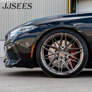 JJSEES Jantes de voiture forgées monobloc, <span class=keywords><strong>couleur</strong></span> personnalisée, jantes forgées 5x112 5x114.3 5x100 4x108 17 18 19 20 21 22 pouces pour BMW M3 M4 X5 - Product Image 1