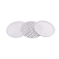 Récipient PET noir ambré vide 100g 120g 200g 250g 300g 500g pot de gommage corporel en plastique avec couvercle intérieur 4oz 8oz