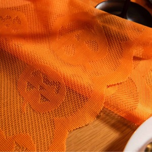 Halloween Pumpkin Table Runner Printed Polyester Irregular Shape Party Decorations - Product Image 4
