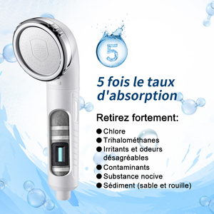 Filtre Pour Pommeau De <span class=keywords><strong>Douche</strong></span> Miniwell L750 - Anti <span class=keywords><strong>Calcaire</strong></span> Pommeau De <span class=keywords><strong>Douche</strong></span> Filtré Ionique Haute Pression Portable <span class=keywords><strong>Sans</strong></span> Tuyau - Product Image 2