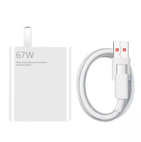 Adaptador de Corriente de Carga Rápida de 120W EU/US, 67W 33W con Cable Tipo C de 6A para Xiaomi, Precio de Fábrica