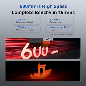 Anycubic Sẵn Sàng Để Tàu Kobra S1 Combo Nhiều Màu Tốc Độ Cao Max 600 mm/giây Kèm Theo Máy Tính Để Bàn Fdm Đầy Màu Sắc <span class=keywords><strong>3D</strong></span> Máy In - Product Image 5