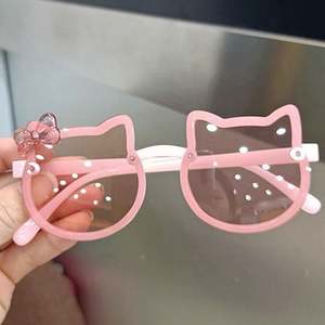 Gafas de Sol Infantiles con Logotipo Personalizado al por Mayor, Gafas de Sol Coloridas con Forma de Gato UV400 para Niños - Product Image 2