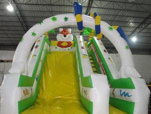 חיה מתנפחת סדרן שקופיות יער קופצני שקופיות קוף ונמר קופצני טירה מתנפח ג 'ונגל שקופיות למכירה - Product Image 4