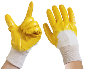 Guantes DE TRABAJO DE SEGURIDAD RECUBIERTOS DE nitrilo sumergidos 3/4 - Product Image 5