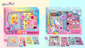 Fashion <span class=keywords><strong>Me</strong></span> Unicorn Notebook Diary Book Reverse Sequin Diary Set Magic Sequin Journal Book - Product Image 5