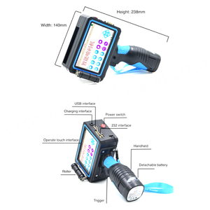 Nouvelle imprimante portable à jet d'encre, mini imprimante à jet d'encre portable, imprimantes d'étiquettes portables avec écran tactile intelligent - Product Image 6