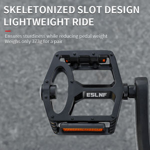 <span class=keywords><strong>Pedales</strong></span> de Bicicleta con Luz, Antideslizantes, Planos, con Reflectores, para Bicicletas de Montaña, Carretera y BMX - Product Image 3