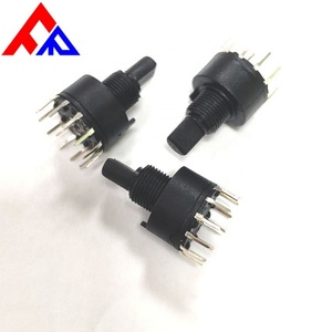 Interruptor Rotatorio de Plástico Aislado de 1/2/3/4/5/6/7/8/9/10/11/12 Posiciones, 16mm, Venta Directa de Fabricante Profesional - Product Image 2