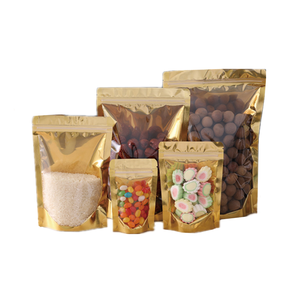 * Top xếp hạng thực phẩm lớp bao bì túi Nhà cung cấp, nắp kéo doypack đứng lên Túi với dây kéo rõ ràng cửa sổ tùy chỉnh in logo - Product Image 5