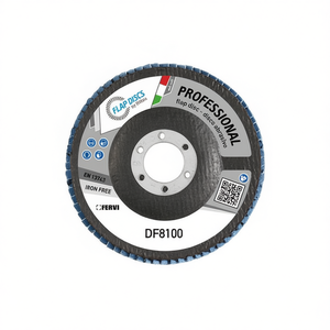 Disco de Láminas Profesional Fervi de 115 mm, Disco Abrasivo Sin Hierro para Lijar Metal - Product Image 1