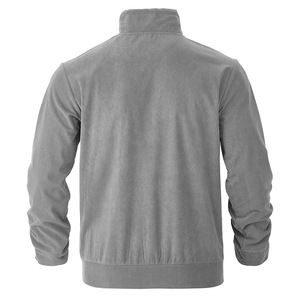 Veste en velours côtelé beige pour homme, col roulé, blazer décontracté, vêtement d'extérieur - Product Image 2