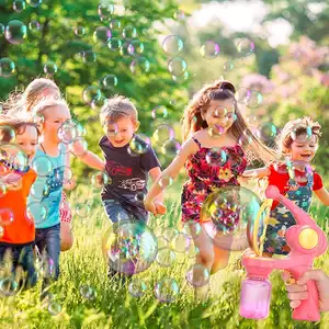 Macchina per bolle di sapone per bambini completamente automatica per bolle colorate