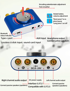 XY-KA15H 10W/20W stereo BT power <b>amplifier</b> board 12V/24V <b>speaker</b> audio <b>amplifier</b> BT power <b>amplifier</b> - Product Image 4