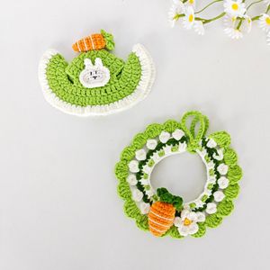 Babero para mascotas con diseño floral hecho a mano para perros, gatos, juguetes de peluche, British Shorthair y Bichon Frise - Product Image 3