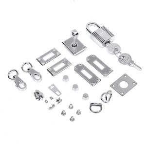 Furniture Lock Stainless Steel <b>Square</b> Lock Gold Silver Minimalist Design For Bags Durable - Product Image 3