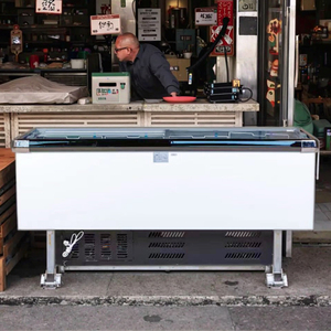 Nhà Máy Bán Buôn Siêu Thị Tủ Đông 600L Hiển Thị Tủ Lạnh Trực Tiếp Cơ Khí Công Suất Lớn Cho Hải Sản Cá Thịt Lưu Trữ - Product Image 6