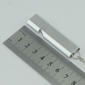 120dB dual-ống còi Keychain ngoài trời tồn tại tự vệ an toàn còi Móc Chìa Khóa Vòng khẩn cấp EDC Công cụ còi Keychain - Product Image 4