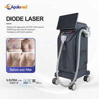 Machine d'épilation au laser à diode 755+808+1064nm