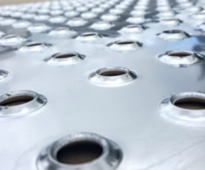 Tùy chỉnh lỗ khác nhau đục lỗ nhôm/Thép mạ kẽm trang trí tường mặt tiền tấm kim loại - Product Image 1