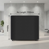 Consola de DJ Personalizada P1.8-P2.5, Señalización Digital con Equipo de DJ Flexible para Interiores y Pantallas de Mesa para DJ para Salas de Exposiciones