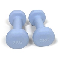 Petits haltères à tête plate pour femmes équipement d'exercice à domicile mat moulé par immersion pour outil de corps fonctionnel de forme physique