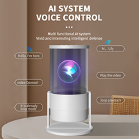 Vente directe d'usine, équipement holographique 360 3D à vision directe, ventilateur holographique de type C, support de table, utilisation médicale, sans fil/application