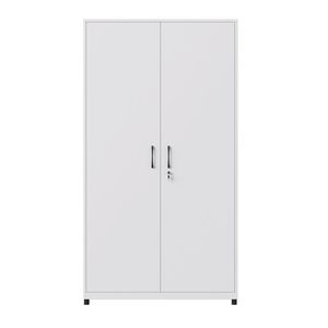 steel balcony cabinet doubledoor <b>wardrobe</b> sun protection and moisture prevention for household iron cabinet with lock - Product Image 1